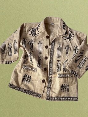 Vintage Venus imports Nepal tribal coat